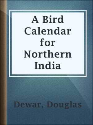 cover image of A Bird Calendar for Northern India